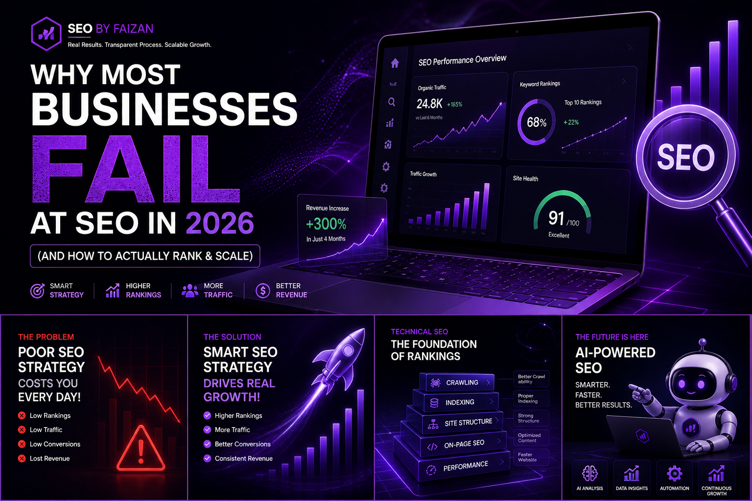 Why Most Businesses Fail at SEO in 2026 (And How to Actually Rank & Scale)